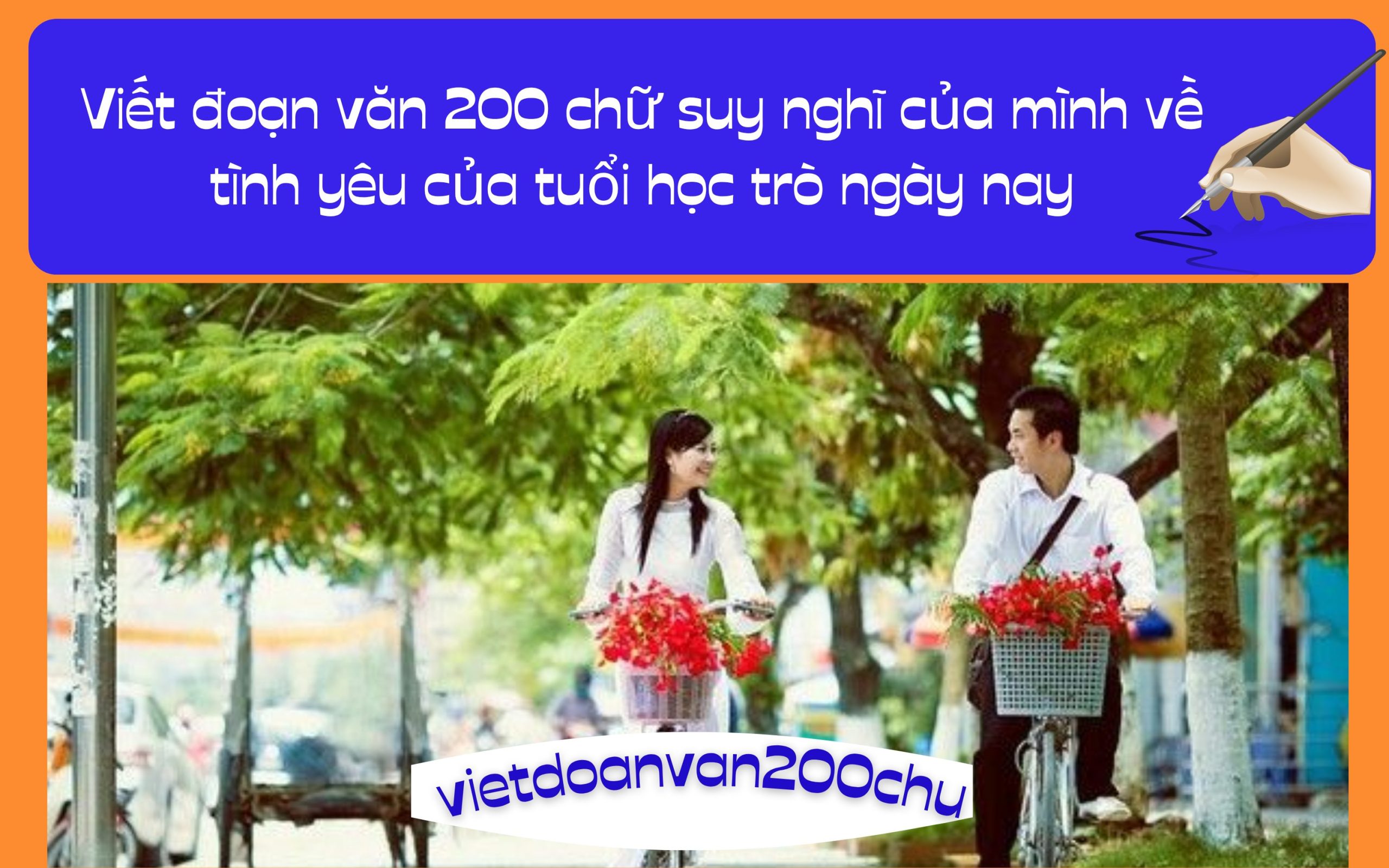 Đoạn văn 200 chữ suy nghĩ của mình về tình yêu của tuổi học trò ngày nay