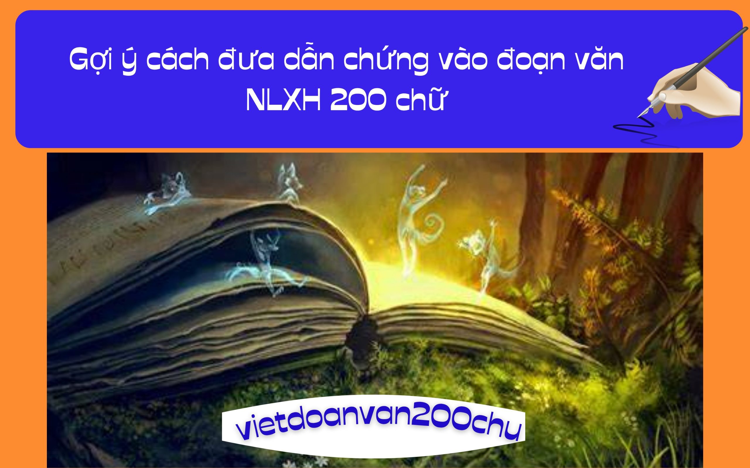 Gợi ý cách đưa dẫn chứng vào đoạn văn NLXH 200 chữ