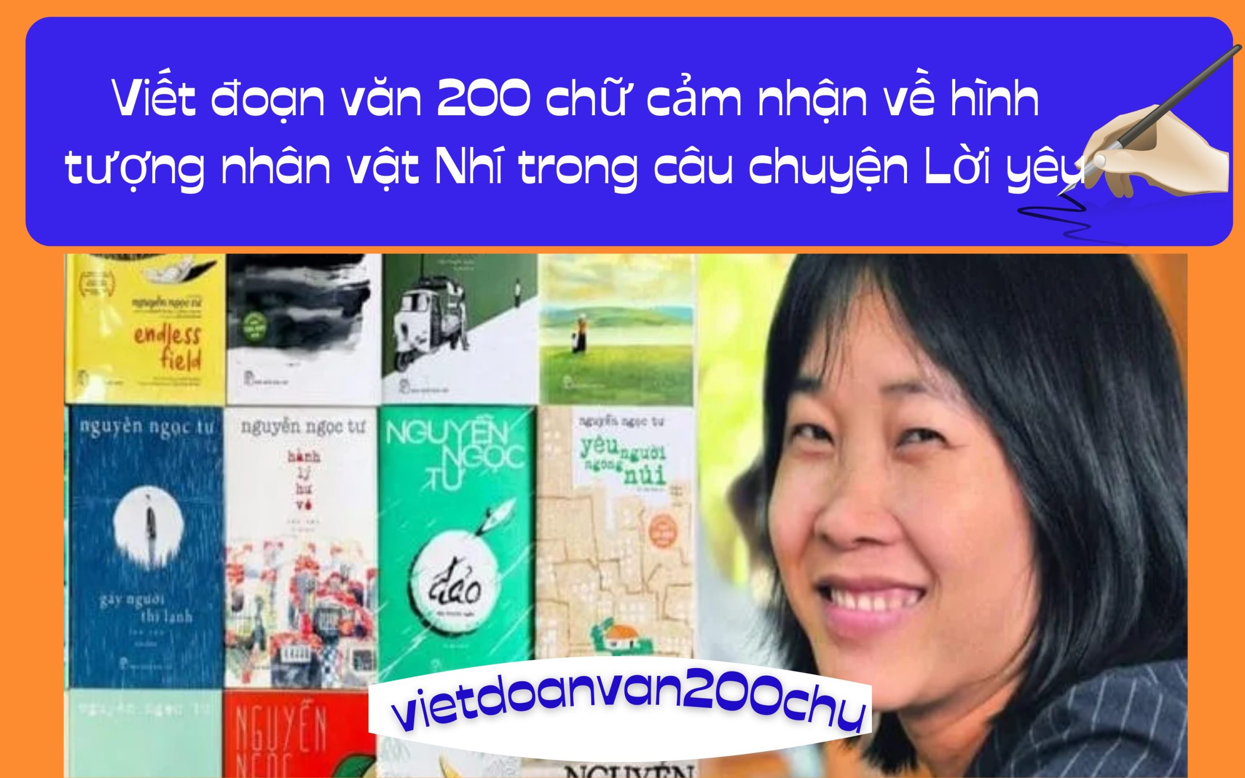 Đoạn văn 200 chữ cảm nhận về hình tượng nhân vật Nhí trong câu chuyện Lời yêu