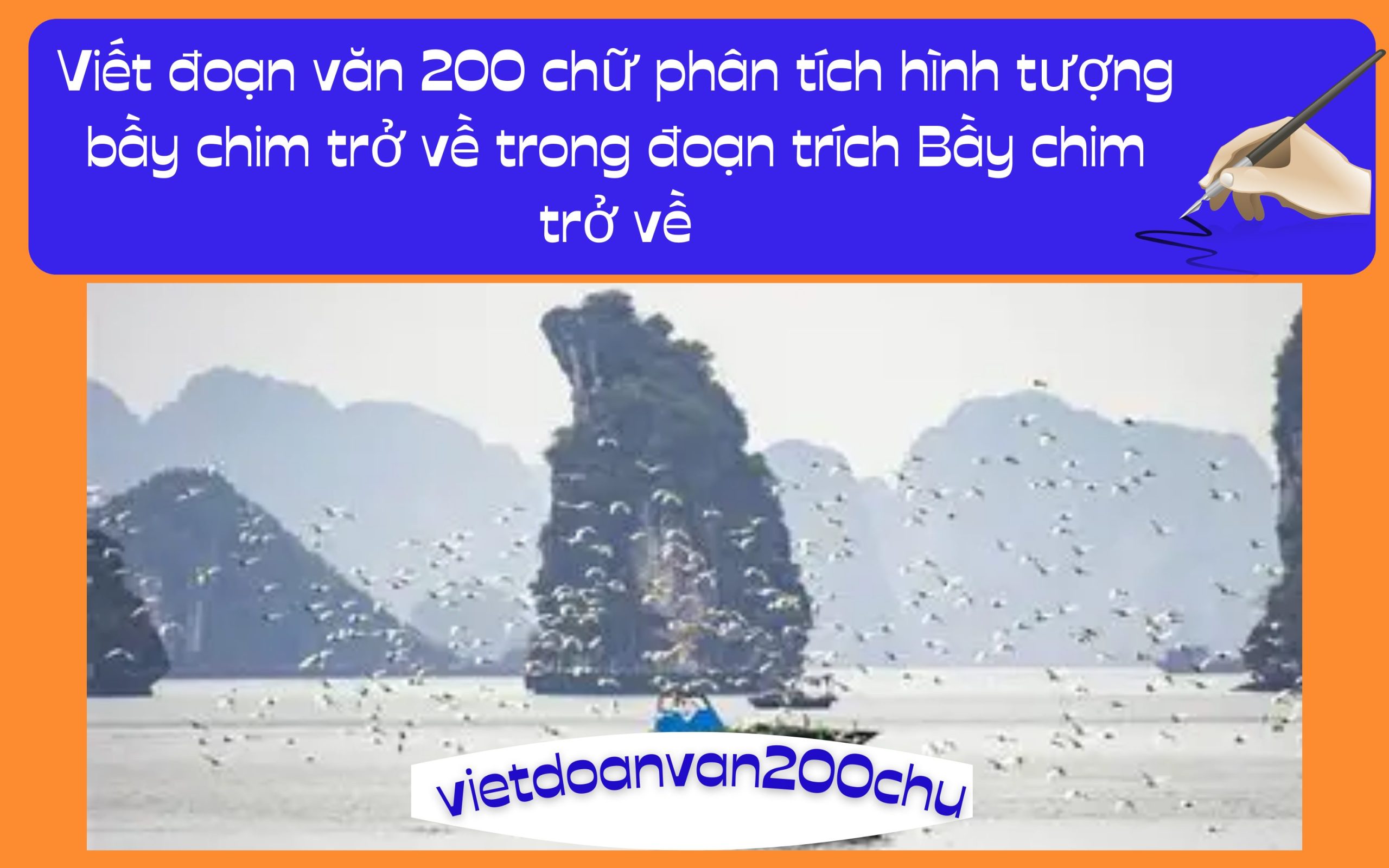 Đoạn văn 200 chữ phân tích hình tượng bầy chim trở về trong đoạn trích Bầy chim trở về